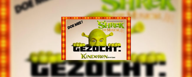 Het Nationaal Jeugd Musical Theater zoekt kinderen voor Shrek de musical jr