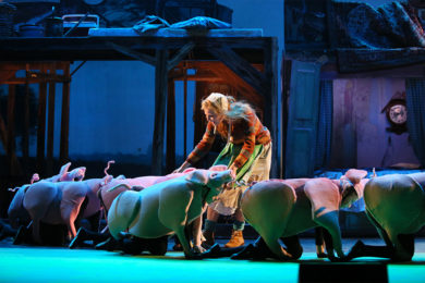 Scènefoto van Repelsteeltje en de blinde prinses