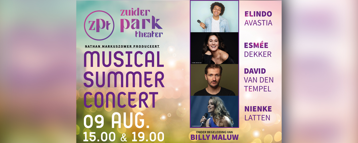 Musical Summer Concert in Zuiderpark Theater Den Haag