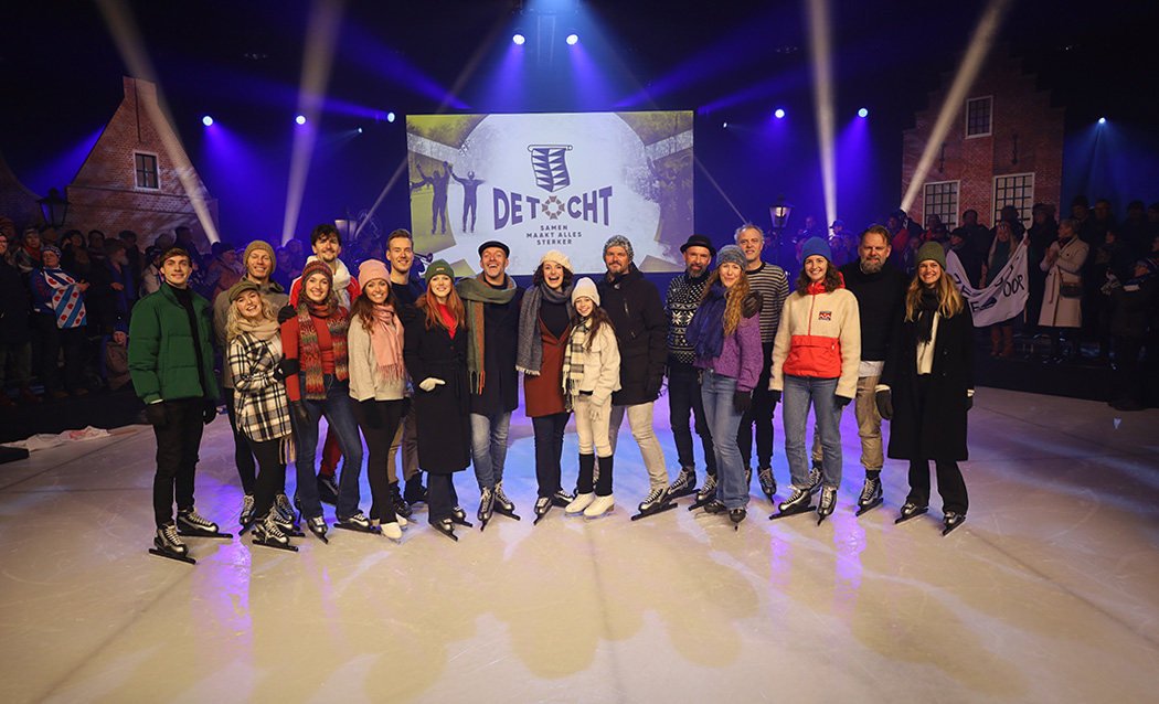 Foto van de cast van De Tocht