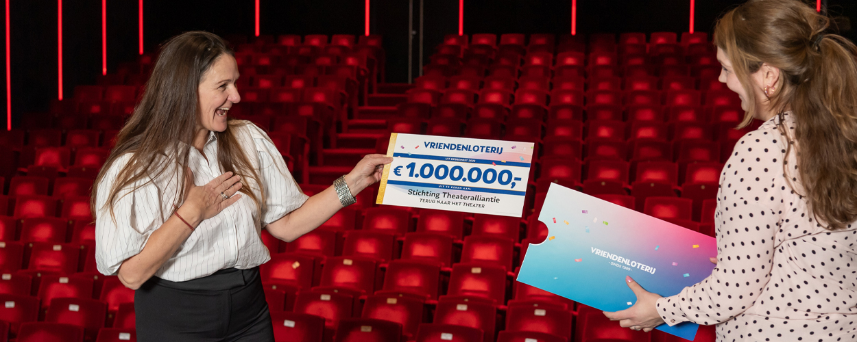 Stichting Theateralliantie ontvangt 1 miljoen euro van VriendenLoterij