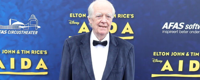 Sir Tim Rice komt naar wereldpremière van vernieuwde Aida
