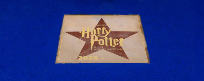 Harry Potter officieel verwelkomd in Circustheater met Walk of Fame-tegel