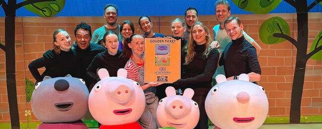Gouden Ticket voor Peppa Pig Live na 25.000 verkochte kaarten